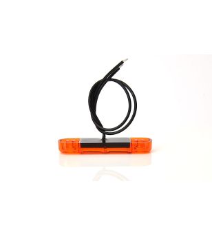 Begrenzungsleuchte - WAS - W97.1 Schwarz - 3.3" - 8.4cm - Amber - 12V-24V