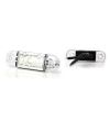 Begrenzungsleuchte - WAS - W97.1 Schwarz - 3.3" - 8.4cm - Klar - Weiß - 12V-24V 