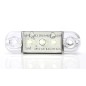 Marker Light - WAS - W97.1 - 3.3" - 8.4cm - Clear - White - 12V-24V