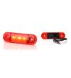 Markeringslicht - WAS - W97.1 Black - 3.3" - 8.4cm - Rood - 12V-24V