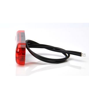 Marker Light - WAS - W97.1 Black - 3.3" - 8.4cm - Red - 12V-24V