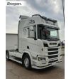 Roof bar - Bragan - Wide- 6 light mounts - Black - Scania - R/S - Highline - 2016+