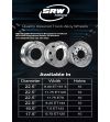 Felg - SRW Forged - Alu - 22.5" x 11.75" - ET120 - Inklusive Ventil