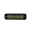 Blitzleuchte - 247 Lighting - 6-Led - 4.4" - 11.3cm - Klar - 19 Blitzmuster - Amber - 12V-30V