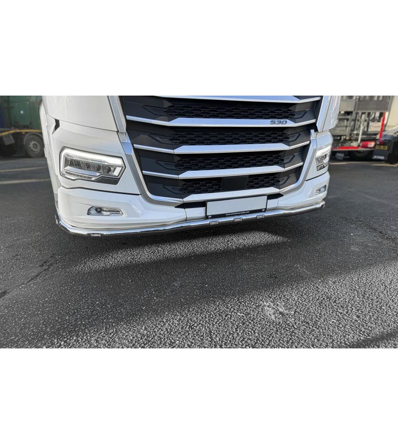 stötfångarbåge - Bragan - Low Bar - LED - Högblankt rostfritt stål - DAF - XF/XG/XG+ - 2021+ stötfångarbåge - Bragan - Low Bar - LED - Högblankt rostfritt stål - DAF - XF/XG/XG+ - 2021+