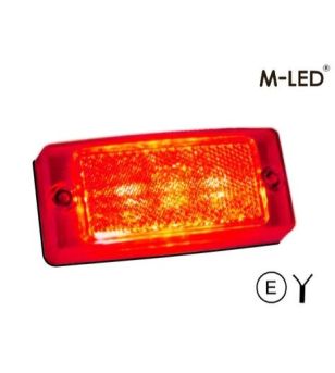Markeringsljus - M-Led - Classic - 4.7" - 11.9cm - Röd - 12V-30V 