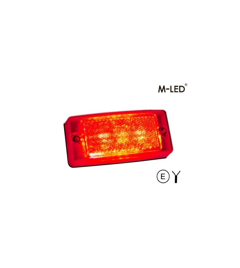 Marker Light - M-Led - Classic - 4.7" - 11.9cm - Red - 12V-30V Marker Light - M-Led - Classic - 4.7" - 11.9cm - Red - 12V-30V