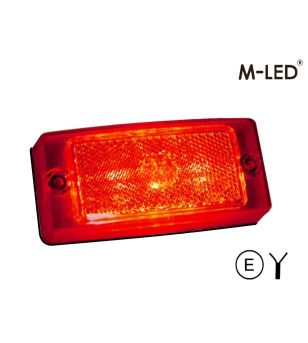 Begrenzungsleuchte - M-Led - Klassisch - 4.7" - 11.9cm - Rot - 12V-30V