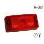 Marker Light - M-Led - Classic - 4.7" - 11.9cm - Red - 12V-30V
