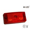 Marker Light - M-Led - Classic - 4.7" - 11.9cm - Red - 12V-30V