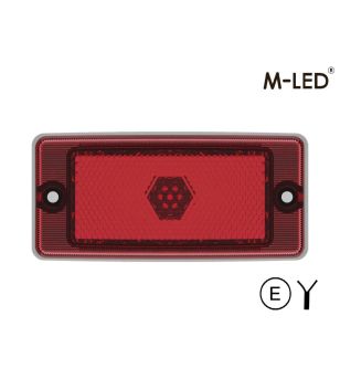 Begrenzungsleuchte - M-Led - Klassisch - 4.7" - 11.9cm - Rot - 12V-30V