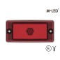 Begrenzungsleuchte - M-Led - Klassisch - 4.7" - 11.9cm - Rot - 12V-30V