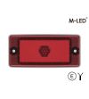 Markeringsljus - M-Led - Classic - 4.7" - 11.9cm - Röd - 12V-30V