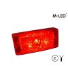 Begrenzungsleuchte - M-Led - Klassisch - 4.7" - 11.9cm - Rot - 12V-30V