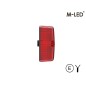 Markeringsljus - M-Led - Classic - 4.7" - 11.9cm - Röd - 12V-30V Markeringsljus - M-Led - Classic - 4.7" - 11.9cm - Röd - 12V-30V