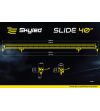 LED Lightbar - Skyled - Slide 40 - 41.7" - 105.8cm - Smoke - Positionslicht Weiß/Amber - Driving