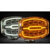 Extraljus - Lumidrive - Perceptor 10 - 9.6" - 24.5cm - Positionsljus Vit/Bärnsten - Driving