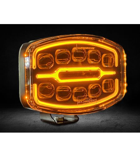 Driving light - Lumidrive - Perceptor 10 - 9.6" - 24.5cm - Position light White/Amber - Driving