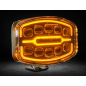 Extraljus - Lumidrive - Perceptor 10 - 9.6" - 24.5cm - Positionsljus Vit/Bärnsten - Driving Extraljus - Lumidrive - Perceptor 10 - 9.6" - 24.5cm - Positionsljus Vit/Bärnsten - Driving