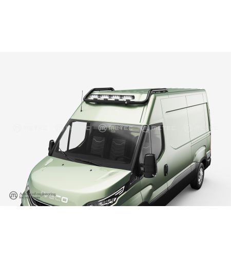 Dakbeugel - Metec - Top- 4 lampsteunen - Voorbekabeld - Zwart - Iveco - Daily - H2 - 2024+