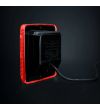 Bakljus - Strands - IZE LED - Square - 4.3" - 11cm - Röd - Bak - 24V