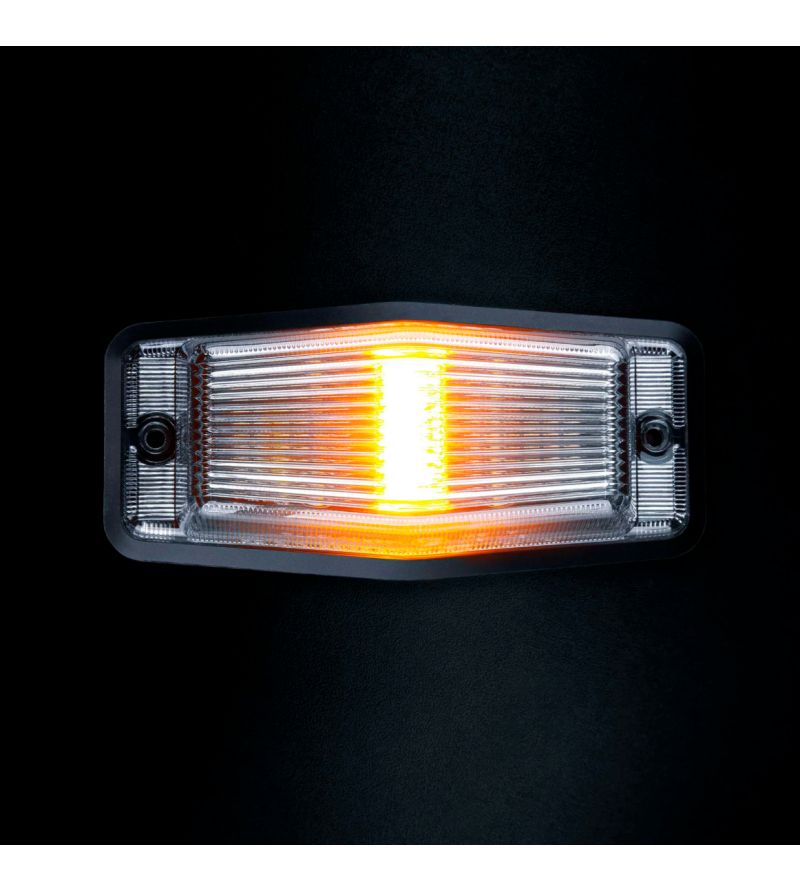 Double burner - Strands - IZE LED Silver Arrow - 4.9" - 12.5cm - LED - Klar - Vit/Bärnsten - 21 blixtmönster - 12V-30V - Double burner - Strands - IZE LED Silver Arrow - 4.9" - 12.5cm - LED - Klar - Vit/Bärnsten - 21 blixtmönster - 12V-30V -