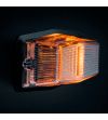 Dubbelbrander - Strands - IZE LED Silver Arrow - 4.9" - 12.5cm - LED - Helder - Wit/Amber - 21 flitspatronen - 12V-30V