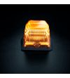Double burner - Strands - IZE LED Silver Arrow - 4.9" - 12.5cm - LED - Clear - White/Amber - 21 flashpatterns - 12V-30V