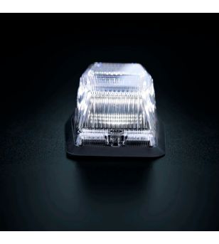 Double burner - Strands - IZE LED Silver Arrow - 4.9" - 12.5cm - LED - Klar - Weiß/Amber - 21 Blitzmuster - 12V-30V 