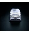 Double burner - Strands - IZE LED Silver Arrow - 4.9" - 12.5cm - LED - Klar - Weiß/Amber - 21 Blitzmuster - 12V-30V