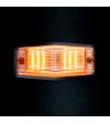 Dubbelbrander - Strands - IZE LED Silver Arrow - 4.9" - 12.5cm - LED - Helder - Wit/Amber - 21 flitspatronen - 12V-30V