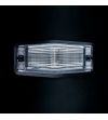 Double burner - Strands - IZE LED Silver Arrow - 4.9" - 12.5cm - LED - Klar - Vit/Bärnsten - 21 blixtmönster - 12V-30V -