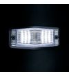 Double burner - Strands - IZE LED Silver Arrow - 4.9" - 12.5cm - LED - Clear - White/Amber - 21 flashpatterns - 12V-30V