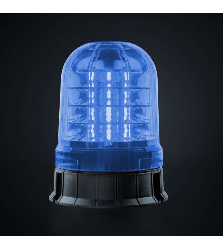 Signalleuchte - Strands - Big Energy - 5.5" - 14cm - Blau - 3 Blitzmuster - Amber - R65 - 12V-24V