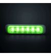 Flitser - Strands - Dark Knight - 6 LED - 5.1" - 12.9cm - Smoke - 21 flitspatronen - Groen - R65 - 12V-30V