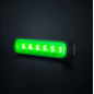 Flitser - Strands - Dark Knight - 6 LED - 5.1" - 12.9cm - Smoke - 21 flitspatronen - Groen - R65 - 12V-30V Flitser - Strands - Dark Knight - 6 LED - 5.1" - 12.9cm - Smoke - 21 flitspatronen - Groen - R65 - 12V-30V