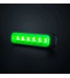 Flitser - Strands - Dark Knight - 6 LED - 5.1" - 12.9cm - Smoke - 21 flitspatronen - Groen - R65 - 12V-30V