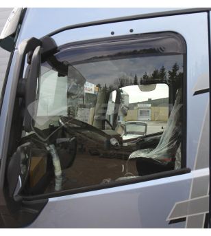 Wind deflectors - Vehicle with Camera Monitor System - Smoke - Set - Volvo - FH - Aero - 2024+