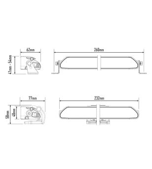 LED Light bar - Lazer - Linear 6 - Elite - 9.1" - 23.2cm - Yellow - Driving