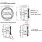 Fernscheinwerfer - PIAA - LPW 550 - 5.4" - 13.6cm - Driving - Satz Fernscheinwerfer - PIAA - LPW 550 - 5.4" - 13.6cm - Driving - Satz