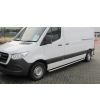 Sidebars - Equinox - Hoogglans RVS - Set - Mercedes - Sprinter - L3/L4/WB 4325 - RWD - 2018+