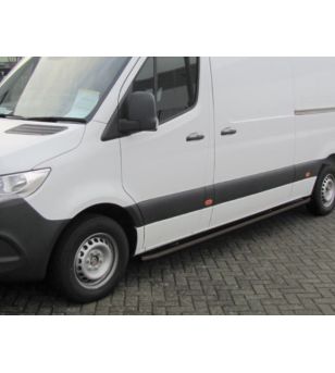 Seitenschutzbügel - Equinox - Schwarz - Satz - Mercedes - Sprinter - L3/L4/WB 4325 - RWD - 2018+
