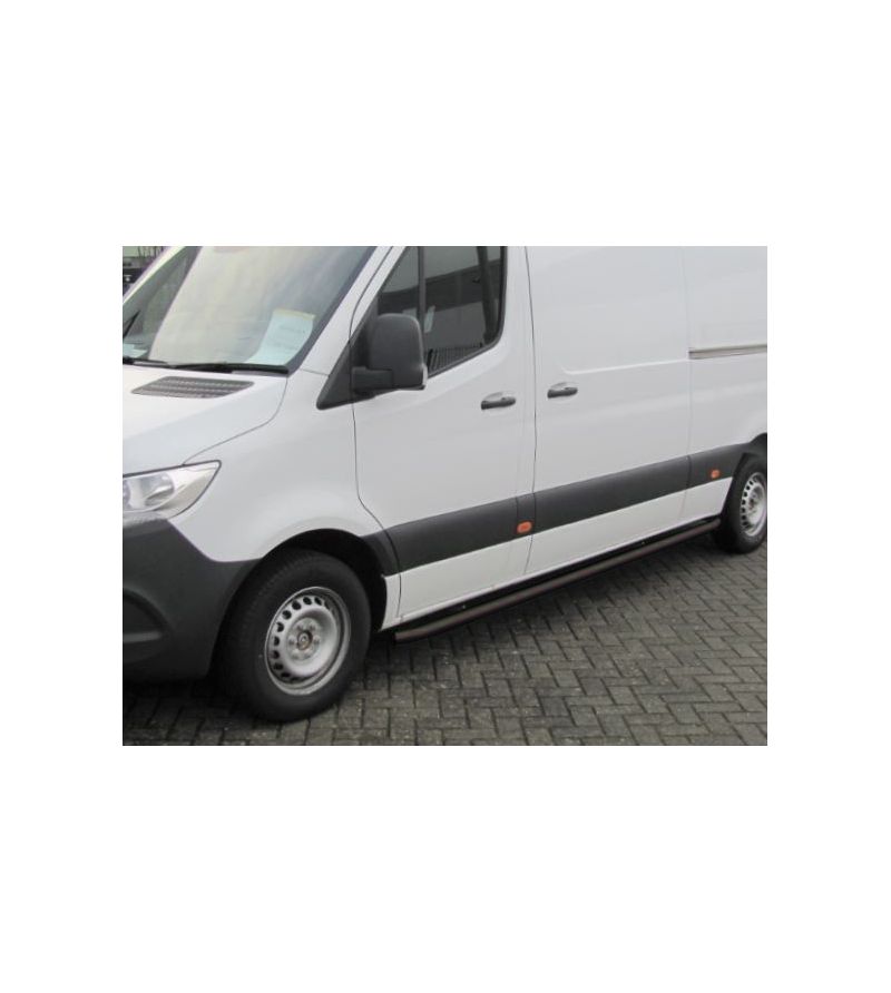 Seitenschutzbügel - Equinox - Schwarz - Satz - Mercedes - Sprinter - L3/L4/WB 4325 - RWD - 2018+ Seitenschutzbügel - Equinox - Schwarz - Satz - Mercedes - Sprinter - L3/L4/WB 4325 - RWD - 2018+