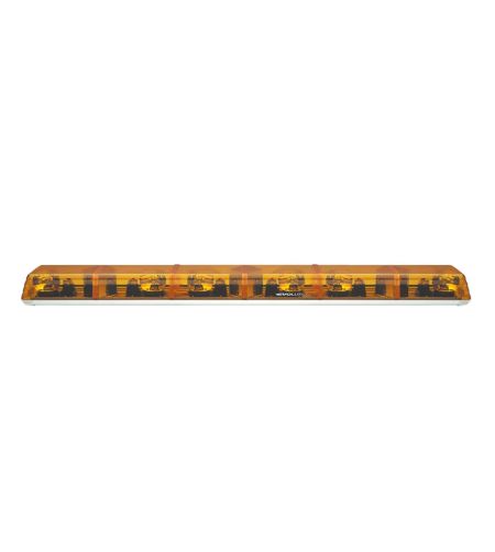Warning light bar - Ecco - 60 Evolution - 70.9" - 180cm - Amber - Old School - Rotor - Amber - 24V