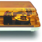 Zwaailampbalk - Ecco - 60 Evolution - 70.9" - 180cm - Amber - Old School - Rotor - Amber - 12V Zwaailampbalk - Ecco - 60 Evolution - 70.9" - 180cm - Amber - Old School - Rotor - Amber - 12V