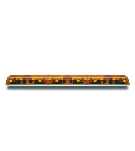 Warning light bar - Ecco - 60 Evolution - 70.9" - 180cm - Amber - Old School - Rotor - Amber - 24V