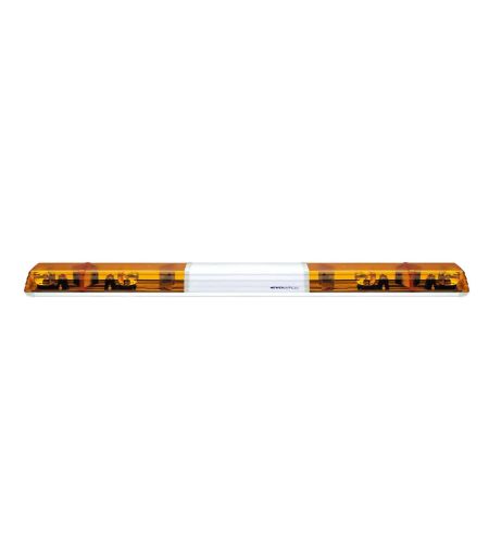Blitzlicht-Balken - Ecco - 60 Evolution - Weiß Mitte - 70.9" - 180cm - Amber - Old School - Rotor - Amber - R65 - 24V