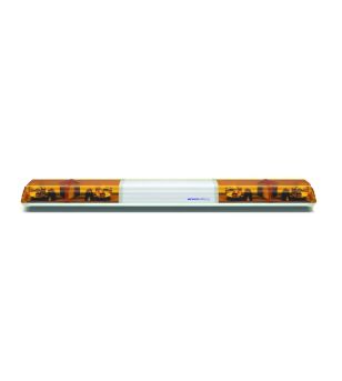 Blitzlicht-Balken - Ecco - 60 Evolution - Weiß Mitte - 59.1" - 150cm - Amber - Old School - Rotor - Amber - R65 - 12V