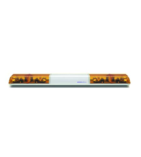 Blitzlicht-Balken - Ecco - 60 Evolution - Weiß Mitte - 59.1" - 150cm - Amber - Old School - Rotor - Amber - R65 - 12V