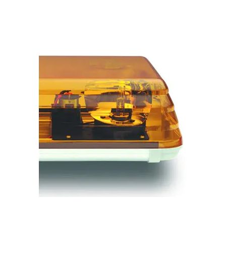 Warning Lightbar - Ecco - 60 Evolution - White center - 59.1" - 150cm - Amber - Old School - Rotor - Amber - R65 - 24V